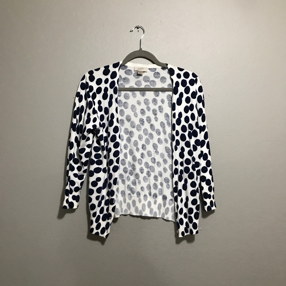 Polka dot cardigan